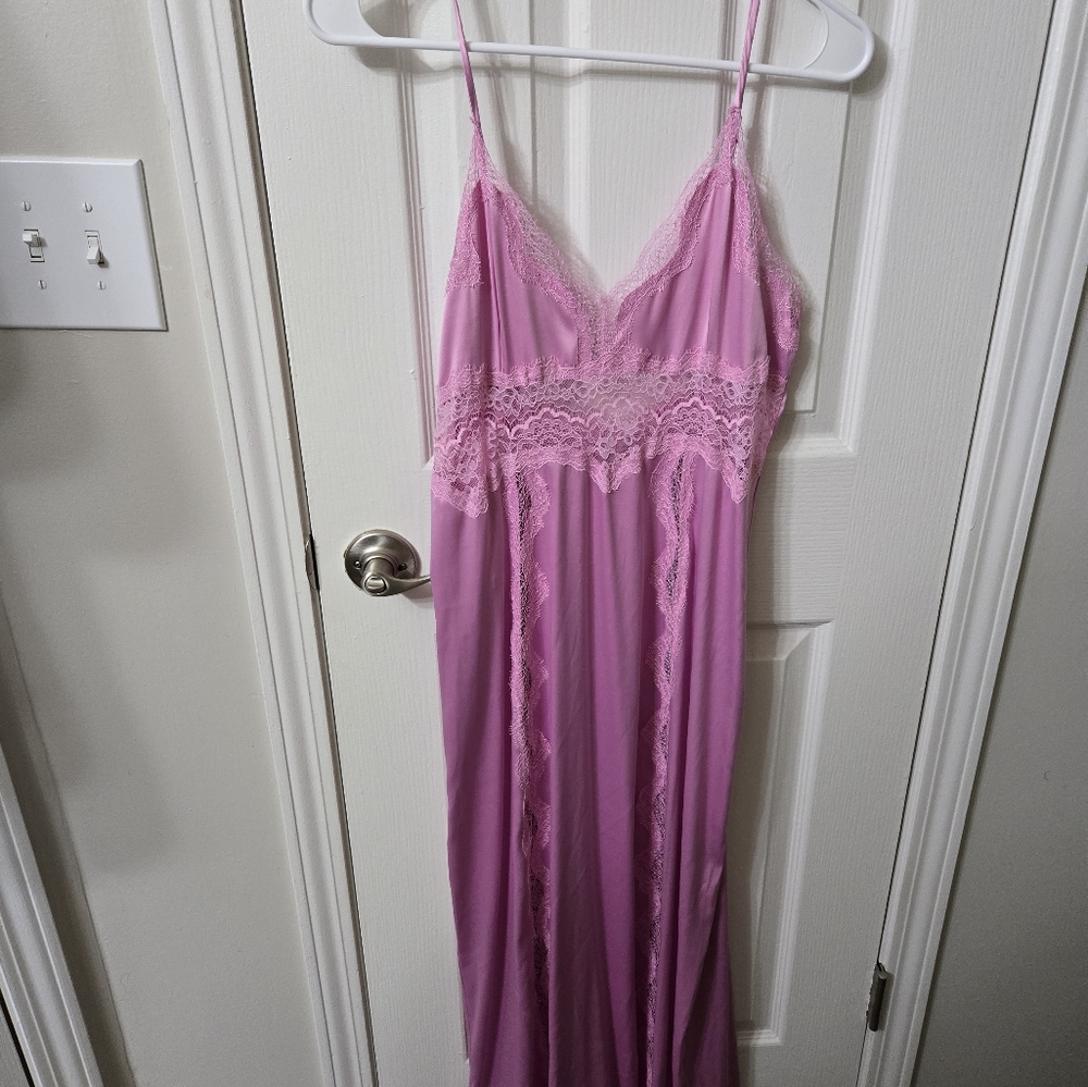 Victoria's Secret Pink Long Nightgown w/ Cutouts